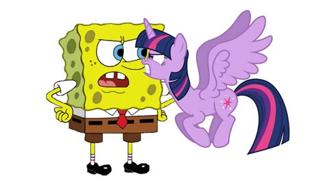 twilight sparkle and|twilight sparkle and spongebob.